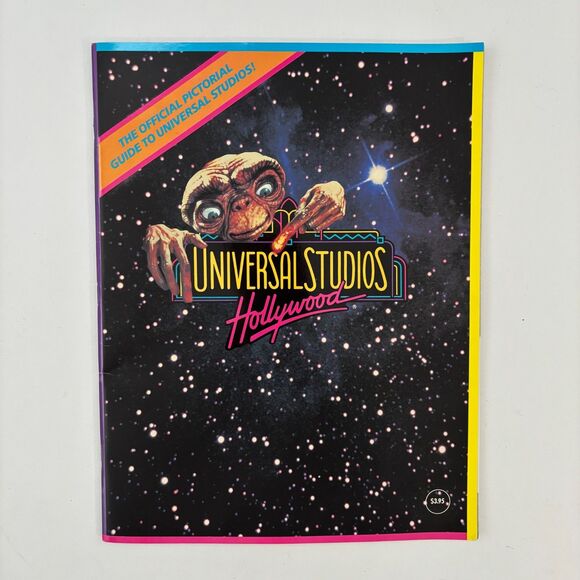 1991 Vintage Universal Studios Hollywood Official Pictorial Guide E T Centerfold - Picture 1 of 8